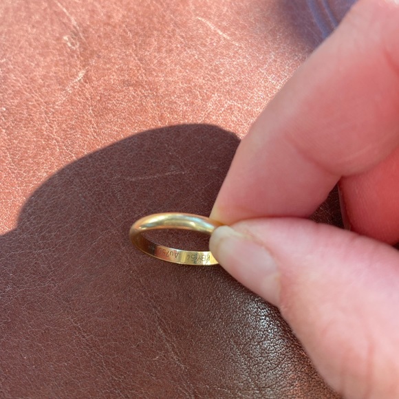SOLD Cartier 1895 Wedding Band - Picture 9 of 10